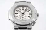Patek Philippe Nautilus 5980 Silver Chronograph – Watch & Excellence - Image 3