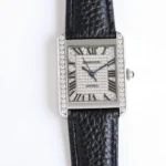 Cartier Tank MK3 Black Leather