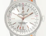 Breitling Navitimer Automatic Orange Leather - Image 3