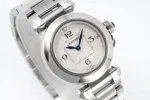 Cartier Pasha de Cartier Watch Silver Stainless Steel - Image 3