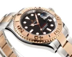 Rolex Yacht-Master 42mm Two-Tone Stainless Steel & 18k Everose Gold with Black Dial Automatic - Image 4