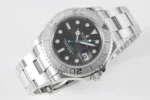 Rolex Yacht-Master 42mm Stainless Steel Watch with Black Dial and Oyster Bracelet - Image 4
