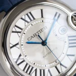 Cartier Ballon Bleu Automatic Blue Leather Watch – High-Quality Cartier - Image 3