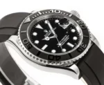 Rolex Yacht-Master 42mm – Black Dial, Stainless Steel Case, Black Rubber Strap by Official Store - Image 4