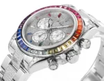 Rolex Daytona HB1 – Platinum Bezel, Stainless Steel Case, Automatic Mechanical Watches - Image 4