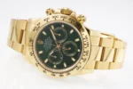 Rolex Daytona 4130 – Gold with Green Dial - Image 4
