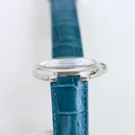 Cartier Ballon Bleu 1450 Purple Leather Watch - Image 3