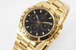 Rolex Daytona 4130 – Gold with Black Dial - Image 4
