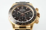 Rolex Daytona Watch – Gold with Black Dial and Rubber Strap – Limited Stock - Image 4