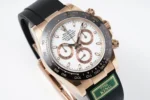 Rolex Daytona Rose Gold Black Rubber Strap Chronograph - Image 4