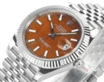 Rolex Datejust 41 Custom Orange Dial Steel - Image 4