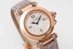 Cartier Pasha de Cartier Ladies Watch Rose Gold Leather Strap - Image 2