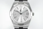 Vacheron Constantin Overseas – Silver Dial, Black Rubber Strap, 41mm Stainless Steel Case - Image 4