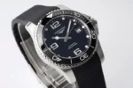 Longines Conquest Black Dial Rubber Strap - Image 4