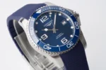 Longines Conquest Blue Dial Rubber Strap - Image 4