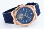Vacheron Constantin Overseas Tourbillon – Rose Gold Case, Blue Dial, Rubber Strap - Image 4