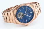Vacheron Constantin Overseas Tourbillon – Rose Gold Case, Blue Dial, Steel Bracelet - Image 4