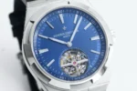 Vacheron Constantin Overseas Tourbillon – Blue Dial, Stainless Steel Case, Leather Strap - Image 4
