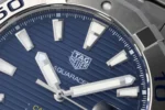 TAG Heuer – Silver Stainless Steel, Blue Dial, Formal & Casual Style, SW200 Movement, Premium - Image 7