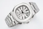 Patek Philippe Nautilus 5980 Silver Chronograph – Watch & Excellence - Image 4