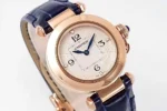 Cartier Pasha de Cartier Ladies Watch Rose Gold Blue Leather - Image 6