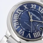 Cartier Ballon Bleu 40 Steel Blue Dial Watch – High-Quality Cartier - Image 4