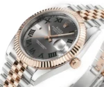 Rolex Datejust 41mm Watch – Two-Tone Steel and Rose Gold with Grey Dial - Image 4