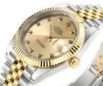 Rolex Datejust 41mm Two-Tone Gold & Steel Watch with Diamond Bezel - Image 4