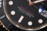 Rolex Yacht-Master 40mm Rose Gold Black Dial Rubber Strap Automatic - Image 5