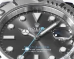 Rolex Yacht-Master 42 Stainless Steel Watch with Black Dial - Image 5
