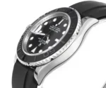 Rolex Yacht-Master 42mm – Black Dial, Stainless Steel Case, Black Rubber Strap by Official Store - Image 5