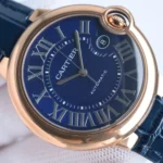 Cartier Ballon Bleu Automatic Blue Rosegold Watch – High-Quality Cartier - Image 4