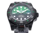 Rolex Submariner PARAKEET – Custom Black Carbon Fiber Bezel, Gradient Green Dial, 904L Steel by Official Store - Image 5