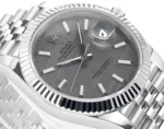 Rolex Datejust 41mm Meteorite Dial Stainless Steel Watch – Silver - Image 5