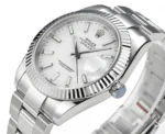 Rolex Datejust Silver Fluted Bezel Stainless Steel Watch with New 3235 Movement – Collectio - Image 5