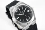Vacheron Constantin Overseas – Black Dial, Stainless Steel Case, Rubber Strap with Interchangeable System - Image 5