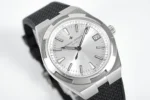 Vacheron Constantin Overseas – Silver Dial, Black Rubber Strap, 41mm Stainless Steel Case - Image 5