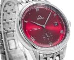 Omega De Ville Prestige Red Dial Steel Watch - Image 6