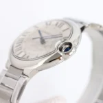 Cartier Ballon Bleu 40 Steel Watch Silver - Image 5