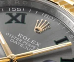Rolex Datejust 41mm Watch – Two-Tone Steel and Gold with Grey Dial - Image 6