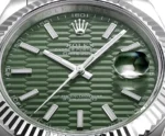 Rolex Datejust 41mm Green Fluted Bezel - Image 6