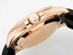 Rolex Yacht-Master Rose Gold Black Rubber - Image 6