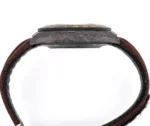 Rolex Daytona Carbon Fiber Custom Edition Watch – Black with Brown Strap - Image 6