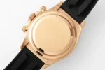 Rolex Daytona Watch – Gold with Black Dial and Rubber Strap – Limited Stock - Image 6