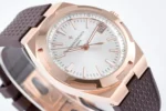 Vacheron Constantin Overseas 4500V Series – Rose Gold Case, Brown Rubber Strap, Luxury Automatic – Quality - Image 6