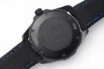 TAG Heuer – Black with Blue Stitching, Casual & Formal Style, 100m Waterproof, SW200 Movement - Image 5