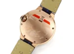 Cartier Ballon Bleu WJBB0080 Rose Gold Blue Leather - Image 2