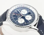 Breitling Navitimer 1 B01 Chronograph Blue Leather - Image 6