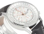 Breitling Navitimer Chronograph Silver Leather - Image 6