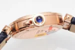 Cartier Pasha de Cartier 30mm Rose Gold Blue Leather - Image 6